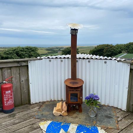 Coastal Stay Bell Tent Porthgain Dış mekan fotoğraf