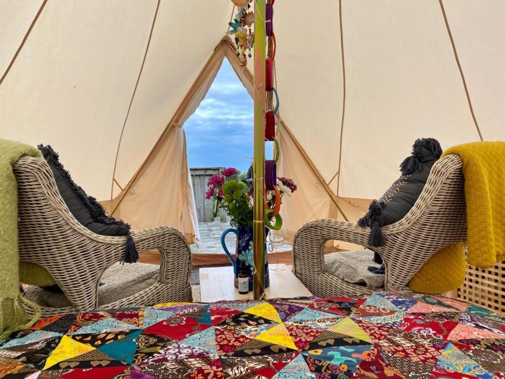 Coastal Stay Bell Tent Porthgain Dış mekan fotoğraf