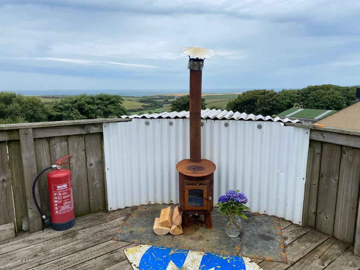 Coastal Stay Bell Tent Porthgain Dış mekan fotoğraf